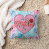 母の日エレガントデザインミニマリスト編集可能 クッション (ブランケット)