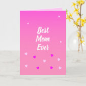 母の日オリジナルグリーティングカード カード (黄色い花)