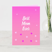 母の日オリジナルグリーティングカード