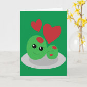 母の日オリーブ・ユー・ママ カード (黄色い花)