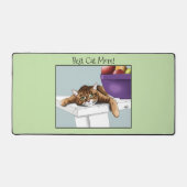 母の日オレンジタビー猫 デスクマット (正面)