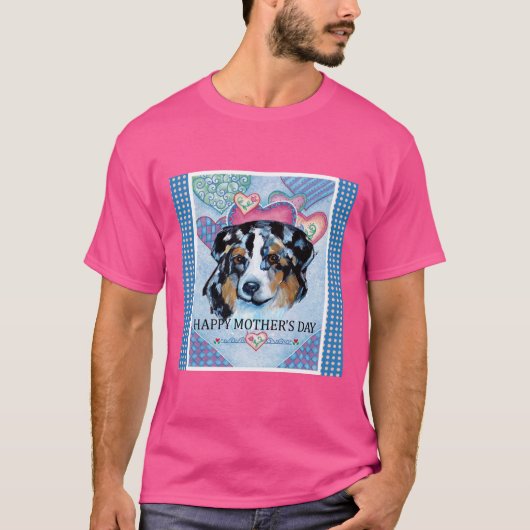 母の日オーストラリアの羊飼 Tシャツ (正面)