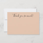 母の日オールドシートミュージックスコアバラ蝶 サンキューカード (裏面)