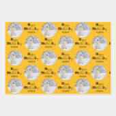 母の日カスタムの写真セット3 Bright ラッピングペーパーシート (正面2)