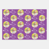 母の日カスタムの写真セット3 Bright ラッピングペーパーシート (正面)