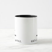 母の日カスタムを母の子供とマエレガント マグカップ (中央)