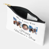 母の日カスタム3写真コラージュ アクセサリーポーチ (見開き)