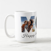 母の日カスタム3写真コラージュ コーヒーマグカップ (左)