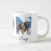 母の日カスタム3写真コラージュ ジャンボコーヒーマグカップ (右)