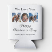 母の日カスタム3写真コラージュ 缶クーラー (裏面)