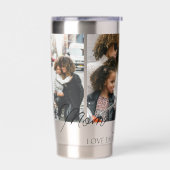 母の日カスタム4写真コラージュお最高の母さん 保温保冷タンブラー (左面)