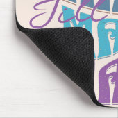 母の日カラフルタイポグラフィママ子供の名前 マウスパッド (コーナー)