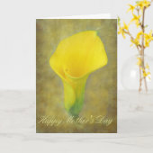 母の日カリー カード (黄色い花)