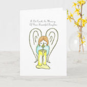 母の日カードのあなたの娘を記念して カード (黄色い花)