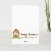 母の日カードバイブル聖句ボーイシルエット カード (裏面)