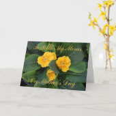 母の日カードレズビアンのお母さん カード (黄色い花)