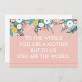 母の日カード引用文感傷的 シーズンカード (正面/裏面)