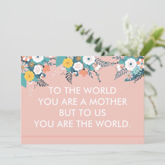 母の日カード引用文感傷的 シーズンカード (スタンド正面)