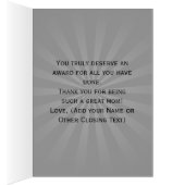 母の日カード母のトロフィー賞 (内側 (右))