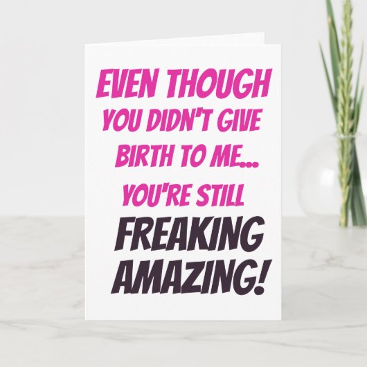 母の日カード義母カードボーナスママカード カード (正面)