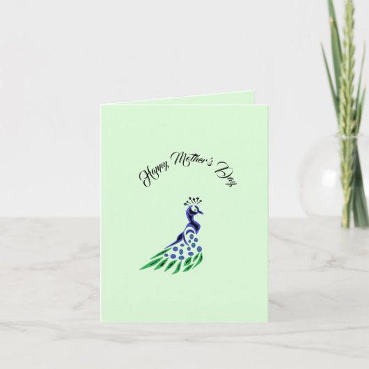 母の日カード：お母さんへの敬意 シーズンカード (正面)