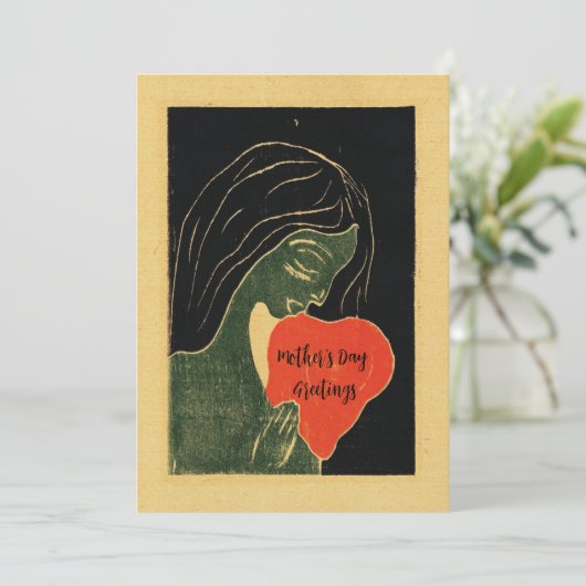 母の日カード/エレガントクラシック母の日 シーズンカード (スタンド正面)