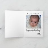 母の日カード カード (内部)