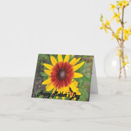 母の日カード カード (黄色い花)