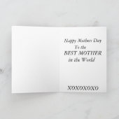 母の日カード カード (内部)