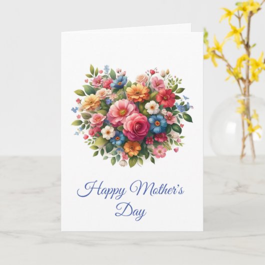 母の日カード カード (黄色い花)