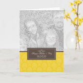 母の日カード カード (黄色い花)