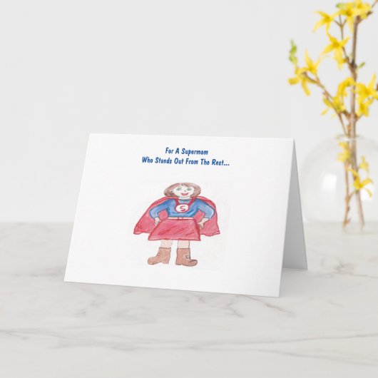 母の日カード カード (黄色い花)