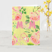 母の日カード カード (黄色い花)