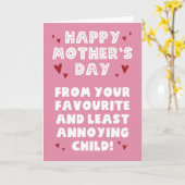 母の日カード カード (黄色い花)