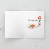 母の日カード カード (内部)