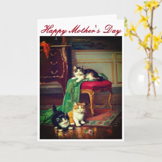 母の日カード カード (黄色い花)