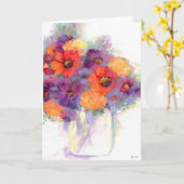 母の日カード カード (黄色い花)