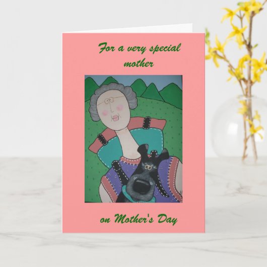 母の日カード カード (黄色い花)