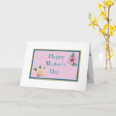 母の日カード カード (黄色い花)