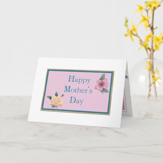 母の日カード カード (黄色い花)