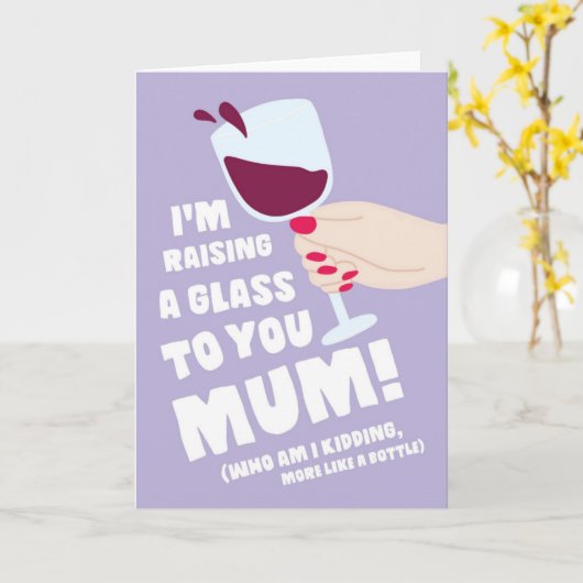 母の日カード カード (黄色い花)