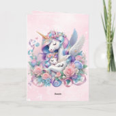 母の日カード　 :-) カード (裏面)