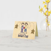 母の日カード カード (黄色い花)