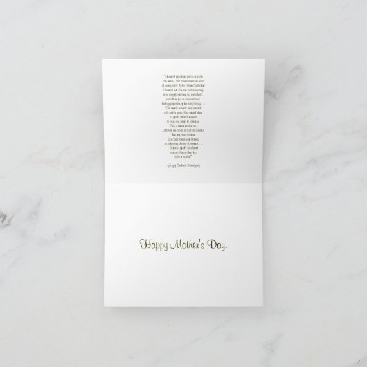 母の日カード カード (内部)