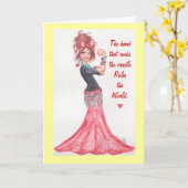 母の日カード カード (黄色い花)