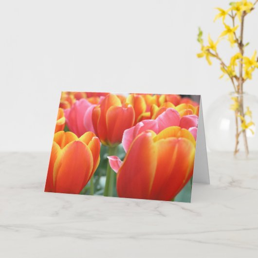 母の日カード カード (黄色い花)