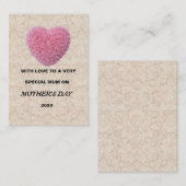 母の日カード ノートカード (正面/裏面)