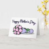 母の日カード（バージョン3/3） カード (黄色い花)