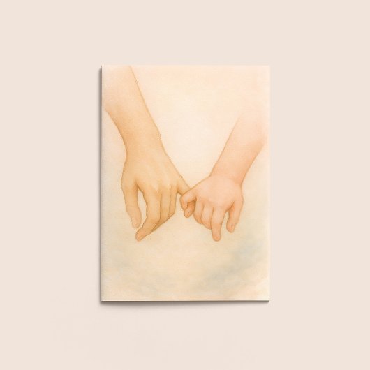 母の日カード - 手をつなぐ カード