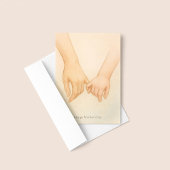 母の日カード - 手をつなぐ カード